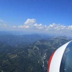 Flugwegposition um 09:03:23: Aufgenommen in der Nähe von Mürzsteg, Österreich in 2068 Meter